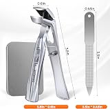 DRMODE Angled Head Nail Clippers for Thick Nails Large German Toenail Clippers view 8