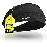 Halo Headband AIR Series-Bandit - 4" Wide Pullover Sweatband for Men and Women- Keeps Hair in Place and Sweat Off Your Face