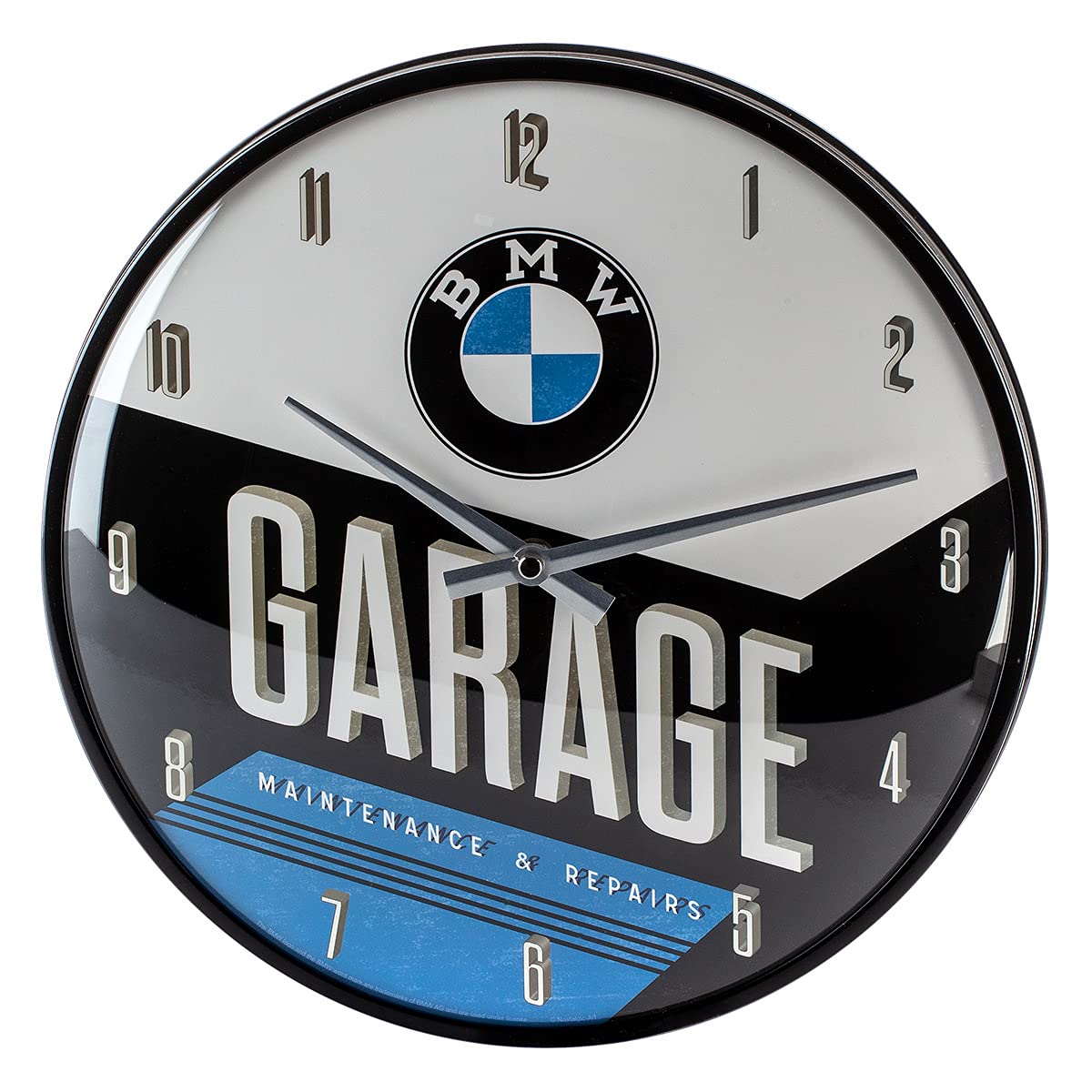 Nostalgic-Art 51077 BMW -Garage, Wall Clock 31cm