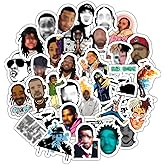 BulbaCraft Rapper and Rap Stickers, Hip Hop Stickers, 90s 2000s Hip Hop - Rap Music Accessories for Water Bottle