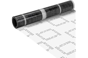 Drydiet Carpet Protection Film 24" x 300' Roll Self Adhesive Clear Plastic Carpet Protector Sticky Car Floor Mats Protector Cover Sheets for Stairs Rug Floor Runner Surface Protection