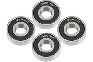 YOXUFA Mini Bike Front and Rear Wheel Bearing for Coleman CT100U CC100X KT196 Baja Doodlebug DB30 Motovox MBX10 MBX11 MMB80 105cc RT200 RB100 RB200 79cc 98cc 100cc Engine Mini Bike Parts 6201RS