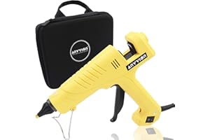 Anyyion 200W Industrialt Glue Gun – High-Output Hot Melt Glue Gun – Professional Grade Hot Glue Gun for Carpentry, Repairs & Remodeling
