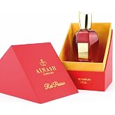 Ainash Parfums Red Passion 2.5 oz Extrait De Parfum for Women &amp; Men - Bitter Almond, Saffron, Jasmine, Cedar, Ambroxan, Woody Notes, and Musk