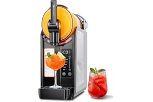 Slushie Machine for Home, 80 oz Slushy Maker with Self-Cleaning Function, 6 Preset Programs, No Ice Needed, Frozen Drink Mach