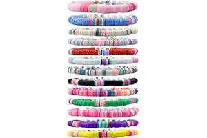 AYEHE Friendship Bracelet, Bracelet Sets for Music Fans, Top Albums, Concert Outfit Gifts(14 pcs Clay Beads)