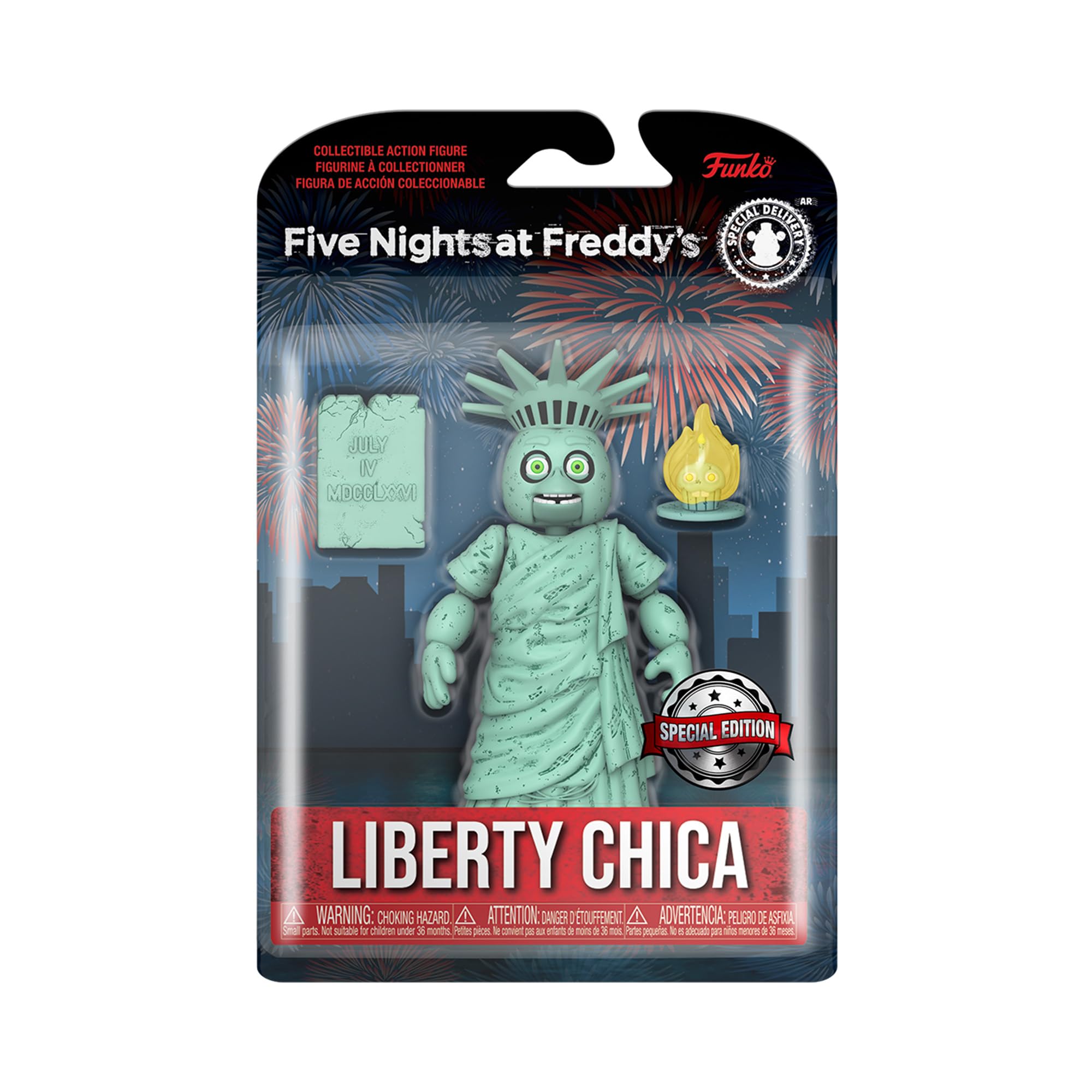 Funko Action Figure: Five Nights At Freddy's (FNAF) - Liberty Chica the Chicken - Collectable Toy - Gift Idea - Official Merchandise - Video Games Fans