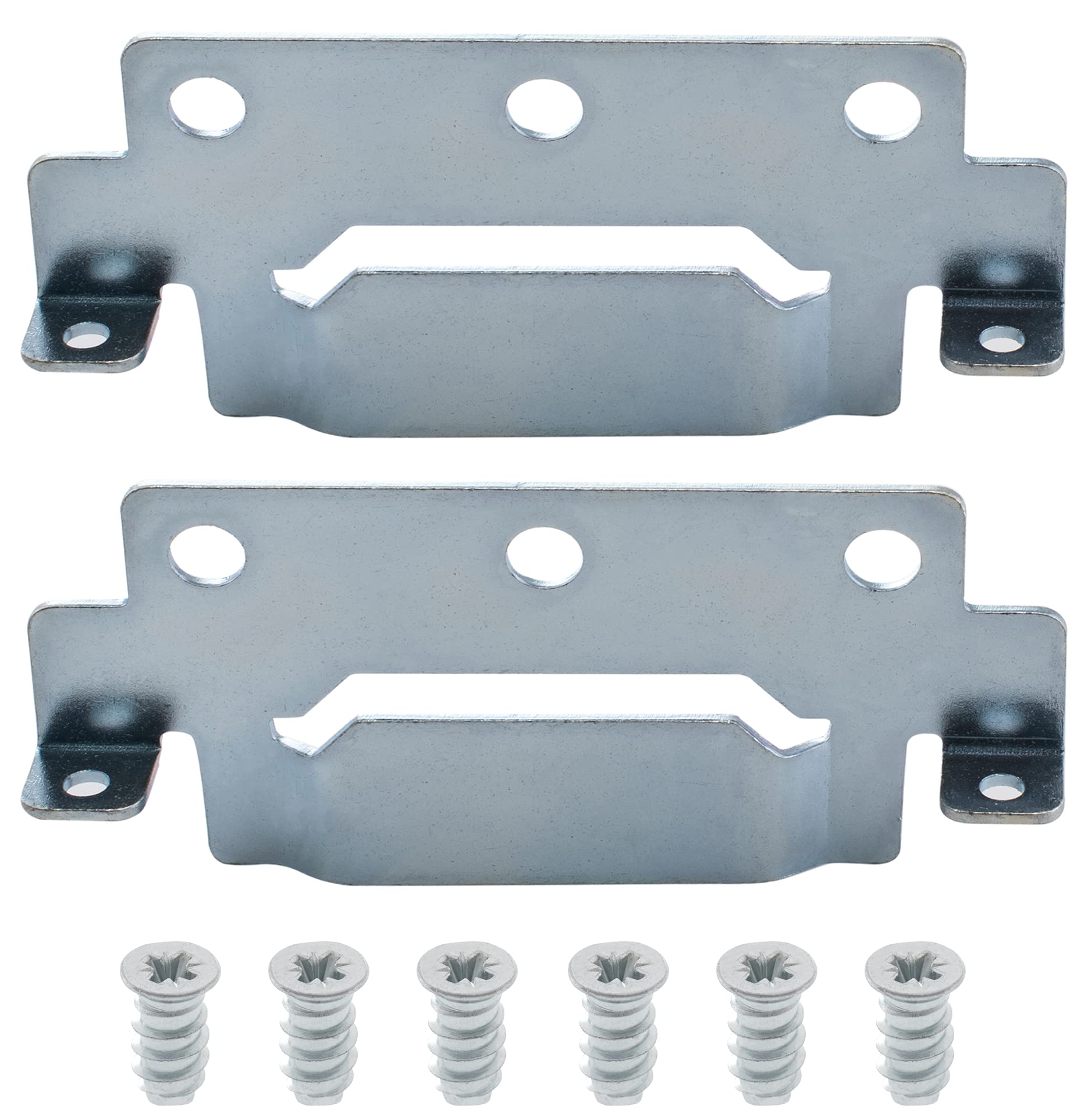 Spare Hardware Parts Replacement for IKEA Bed Frame Part 139301 (Mounting Plate) and 105307 (Screws)