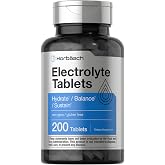 Horb&auml;ach Electrolyte Tablets | 200 Count | Helps Hydration &amp; Balance | with Calcium, Magnesium, Chloride, Sodium and Potassium | Vegetarian, Non-GMO &amp; Gluten Free