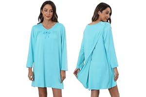 Chunoy Open Back Hospital Gowns for Women Post Shoulder Surgery Dress After Rotator Cuff Tear Away Adaptive Clothing