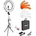 Neewer Ring Light Kit:18"/48cm Outer 55W 5500K Dimmable LED Ring Light, Light Stand, Carrying Bag for Camera,Smartphone,YouTu