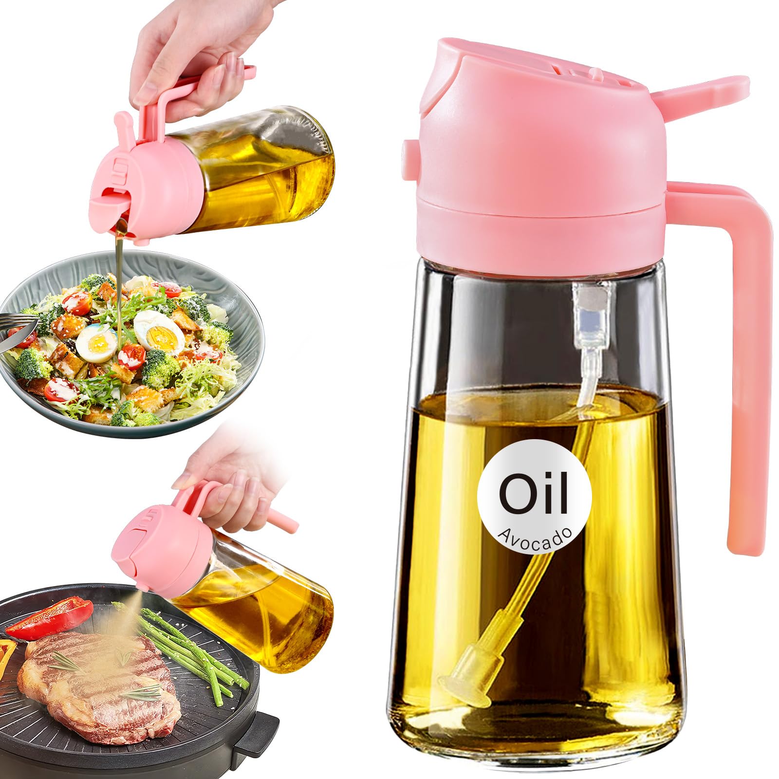 YARRAMATE 16oz/470ml Oil Sprayer for Cooking with