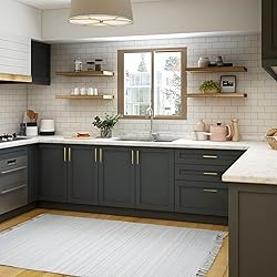 Ravinte 10 Pack Square Bar Kitchen Cabinet Handles