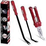 Wetado Clip Remover Tool, 3 Pcs Clip Pliers Set & Fastener Removal Tool, Auto Trim Removal Tool Kit Auto Upholstery Combo Rep