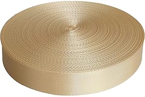 Yo-Yo2015 Nylon Webbing 1 Inch 30 Yards Durable Flat Nylon Webbing Strap for Backpack,Cargo Strap,Pet Leash or Collar,Gardening,Craft