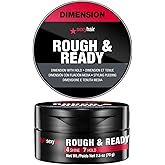 SexyHair Style Rough & Ready Dimension with Hold Styling Putty | Pliable Hold | Allows Easy Molding, Defining and Shaping