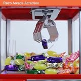 Global Gizmos Retro Claw Machine Toy | Candy Grabber Arcade Game for Kids view 6