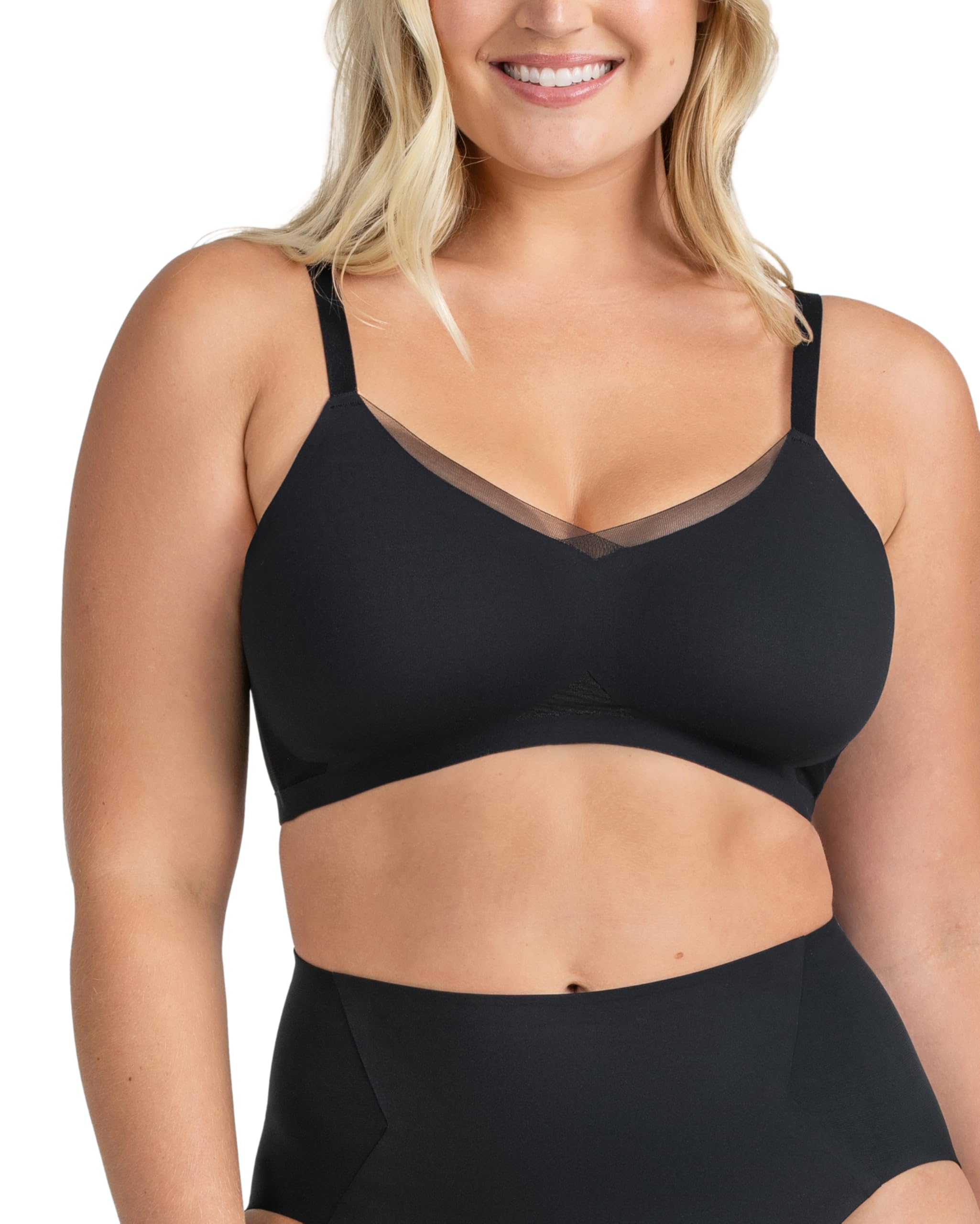 Photo 1 of ***Stock photo is a different color*** HONEYLOVE Bras for Women - LiftWear Crossover Bra No Underwire - Vamp - M+