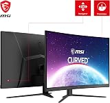 MSI G27C4X 27" Curved Gaming Monitor VA LED 1080p 1ms 250Hz HDMI DisplayPort view 3