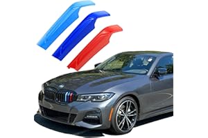 VaisbyTown Automotive Grille Inserts for BMW 3 Series G20 G21 2019-2022 330i 340i 8 Grilles,Front Grill Accessories