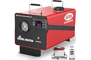 Wodli 8500W Diesel Heater, 12V/24V/110V All-in-One Portable Parking Air Space Heater with LCD Monitor & Remote Control, Fast Heating Low Noise for RV, Trailer, Van, Truck, Boat, Garage, Tent, Camper