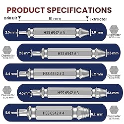 Super Screw Extractor Set Tools Gifts for