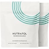 Nutrafol Women's Balance Hair Growth Supplements, for Ages 45+, Clinically Proven for Visibly Thicker Hair and Scalp Coverage, Dermatologist Recommended - 2 Month Supply, 2 Refill Pouches