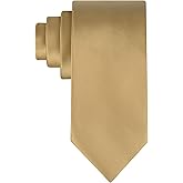 Haggar mens Solid Dress Tie – Classic Length/Width for Business Or Formal Wear