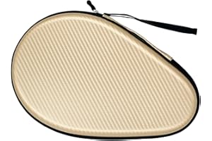 Rintifia Ping Pong Paddles Case Hard Shell Ping Pong Portable Storage Bag Can Hold Protect 2 Racket Table Tennis Racket Cover for Ping Pong Balls Lovers Drop-resistant and Durable Gifts