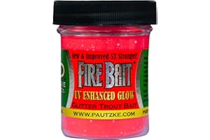 PAUTZKE BAIT Pautzke Fishing Attractant Lure Trout Fire Bait, 1.5 oz