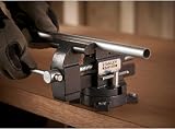 Stanley MaxSteel 100mm 4 Inch Light-Duty Vice Cast Iron Chrome Hardware view 5