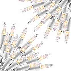 Brightown Christmas String Lights 2 Pack Clear Warm