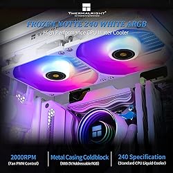 Thermalright Frozen Notte 240 WHITE ARGB Water