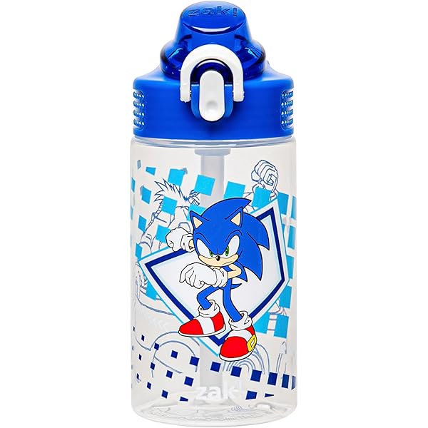 Bioworld Zaino Sonic The Hedgehog - 40,6 Cm - Nero - Tasca Frontale Con Cerniera - Zaino Ufficiale Per Bambini Dai 3 Anni