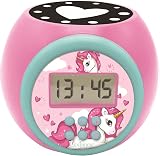 Lexibook Projector Alarm Clock Unicorn Pink with Night Light 3 Colors RL977UNI