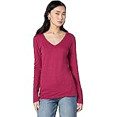 Velvet by Graham & Spencer Women's Originals V-Neck Longsleeve Tee