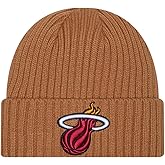 New Era Miami Heat Color Pack Cuff Knit Beanie Hat Brown
