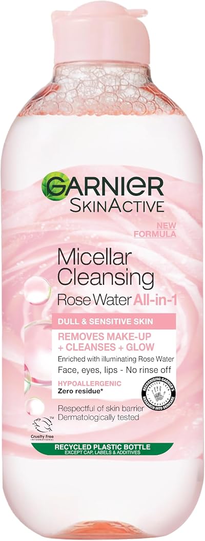 Garnier Micellar Vitamin C Cleansing Water 400ml - Gentle Makeup Remover