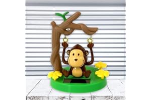 ZhangyiHot Cute Solar Powered Dancing Monkey Toys - Solar Powered Car Dashboard Interior Decoration Desktop Ornaments Dancing