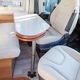 PartyKindom RV Table Base Mount w/ Screws Camper Aluminum Flush Bracket 12 Holes view 7