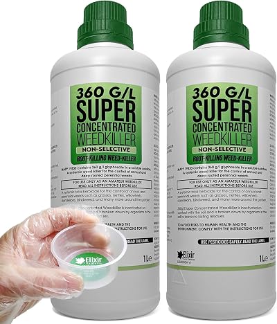 Agrigem Home & Garden Weed Control 2L Glyphosate Killer Industrial Strength
