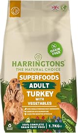 Harringtons Complete Grain Free Turkey Dog Food 1.7kg Pack of 4 view 2