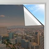 rabbitgoo Heat Reflective Privacy Window Film 75x200cm Brown Silver