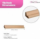 WedDecor Wooden Letter Tile Racks Replacement Board Game Spell Word Game Craft view 2