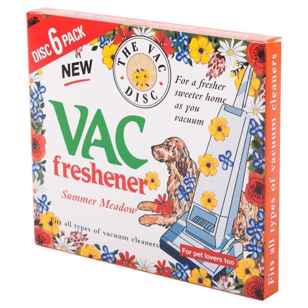 New Vac Disc Summer Meadow | Pack of 30 Fresheners 6 x 5 | Home Pet Lovers | Fits All Vacuum Cleaners