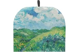 CREAMIC Van Gogh Wheatfield Teapot Cover Keep Warm Teapot Cover Insulated Kettle Cover for Home Kitchen Decor Tea Cozies for 
