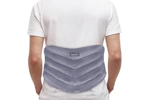 REVIX Microwavable Heating Pad for Back, Extra Large Microwave Heating Pack with Moist Heat for Waist, Stomach, Shoulder and 