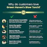 Green Haven Green Haven Blow Torch for Cooking with Piezo Ignition 4 Gas view 7