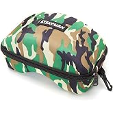 XCMAN Rigid EVA Ski Goggle Case Fit All Shapes and Size Ski Goggles