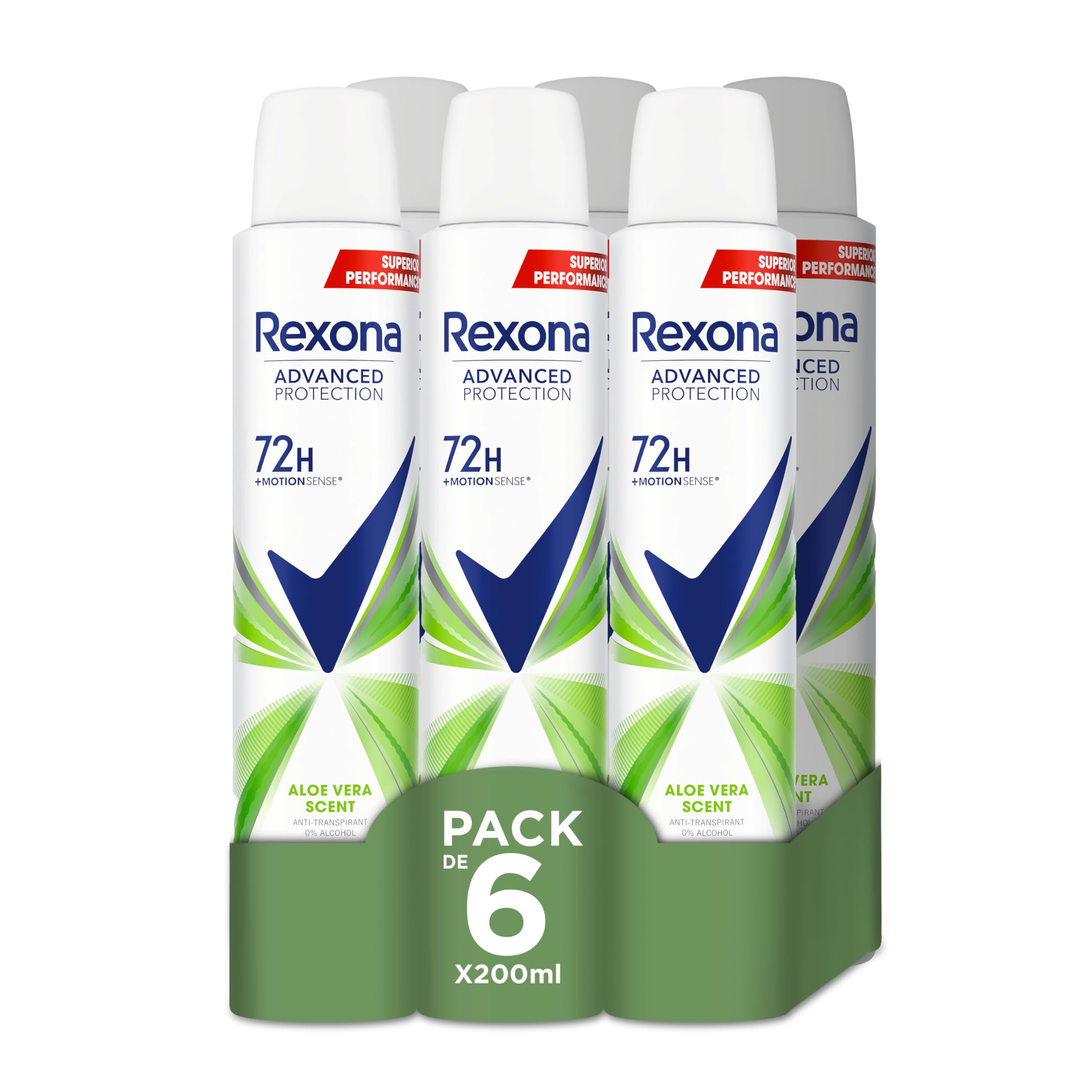 Rexona Deodorant (Aloe Vera) – 6 of 200 ml. (Total: 1200 ml.)